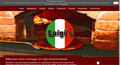 Desktop Screenshot of luigis-restaurants.de